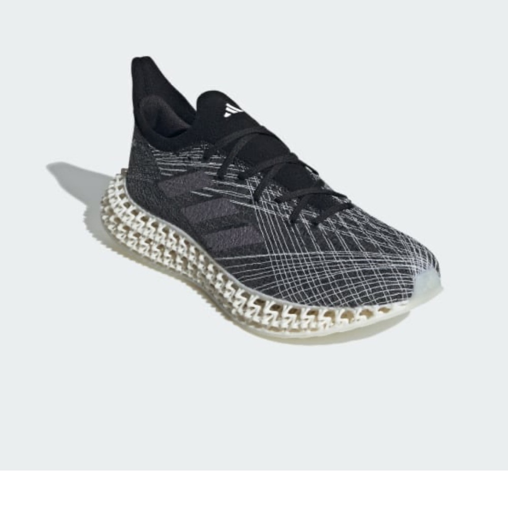 Adidas 4DFWD x Strung Black and White Running Shoes